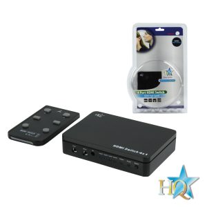 Comutador HDMI Amplificado 4 Entradas 1 Saída Hq - (HQSSH100)