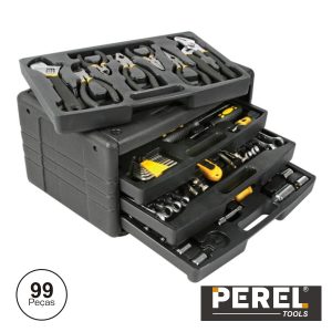 Mala Ferramentas Profissional 99 Peças Perel - (HST0099)