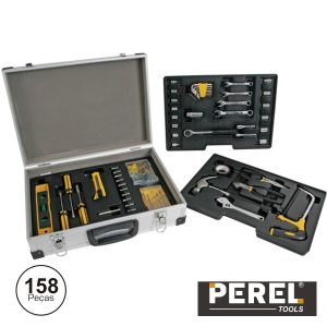 Mala Ferramentas Profissional 158 Peças Perel - (HST0158)