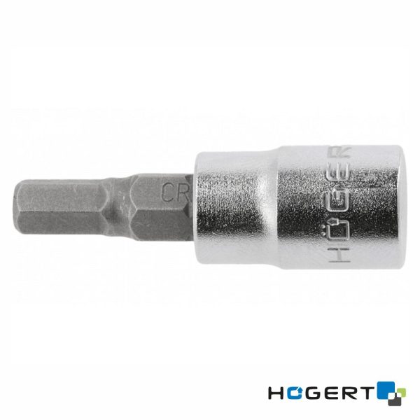 Chave de Caixa C/ Bit Hexagonal 7mm 1/4 HOGERT - (HT1S627)