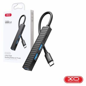 Hub USB-C P/ 3 USB-A 3.0 + TF XO - (HUB014B)