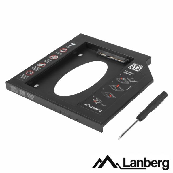 Adaptador SSD/HDD 2.5" Para 5.25" LANBERG - (IF-SATA-10)