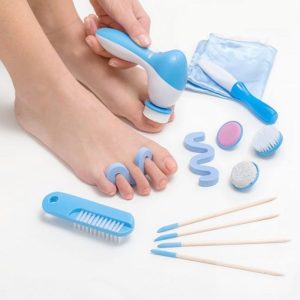 Conjunto De Pedicure 2 Velocidades Ipx5 14 Peças - (INVG027)