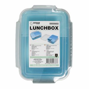 Lancheira C/ 3 Compartimentos 1.2L Azul - (INVGB089)