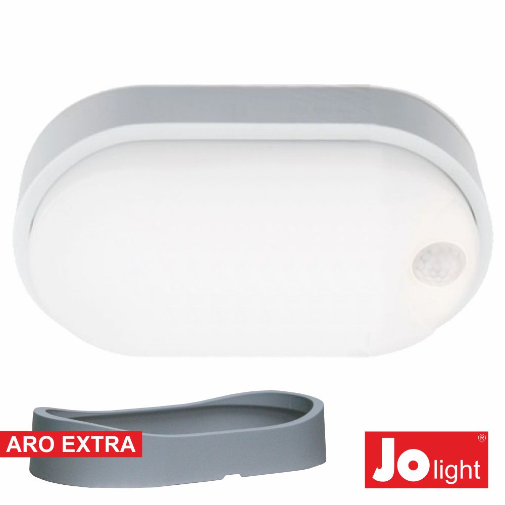 Painel LED Oval Aplique 14W Pir Branco Natural - (JO397/042NW)