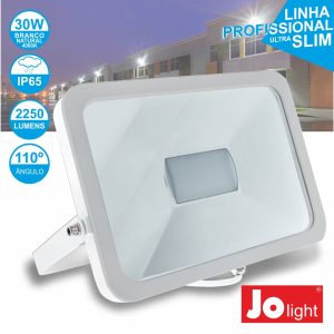 Foco LED 30W 230V Branco Natural 2250lm IP65 Slim Jolight - (JO437/030NW)