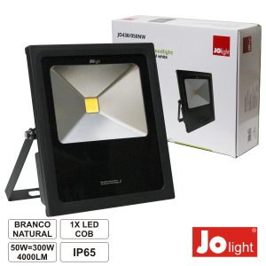 Foco LED 50W 100-240v Branco Natural 4000lm IP65 Slim Joligh - (JO438/050NW)