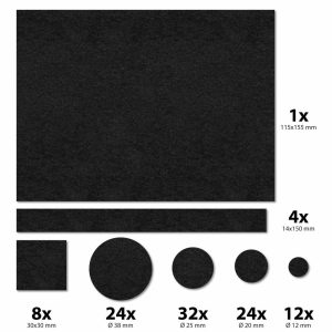 Autocolantes Feltro Diversos 106x - (KIT-AFC/106-A)