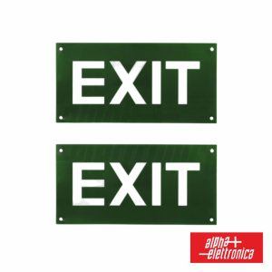 Conjunto De Dois Pictogramas "EXIT" P/ KL996-00 ALPHA - (KL996-10)