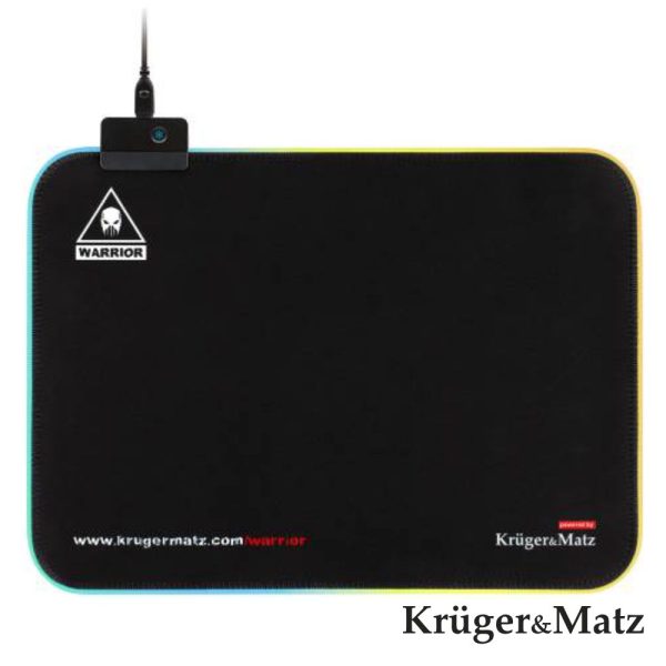 Tapete P/ Rato Gaming C/ LEDS KRUGER MATZ - (KM0766)