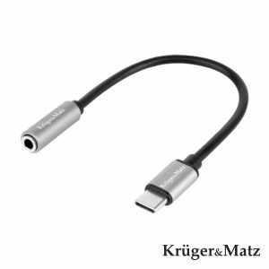 Adaptador USB-C Macho P/ Jack 3.5mm KRUGER MATZ - (KM1245)