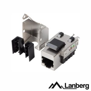 Ficha RJ45 Modular 8P8C CAT6 Keystone LANBERG - (KSF6-1090)