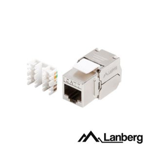 Ficha RJ45 Modular 8P8C CAT7 FTP Keystone 180º LANBERG - (KSF7-2000)