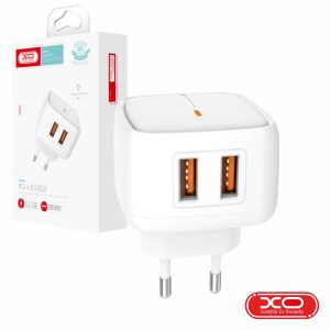 Alimentador 2 USB-A 12W 2.4A XO - (L61)