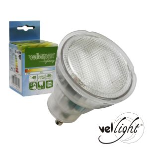 Lâmpada GU10 5W=20W 230V Eco 100lm 2700k - (LAE3A3L)