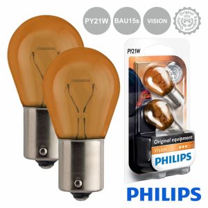 Lâmpada P/ Automóvel 12V Py21W Bau15s Vision Philips - (LAMP-PY21W-PH)