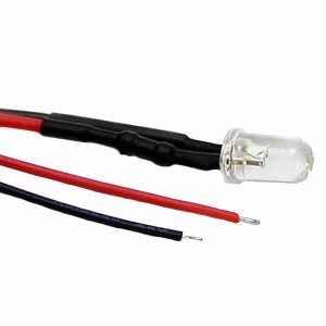 Lâmpada Miniatura LED 12V 5mm Branco Quente 20cm - (LAMPML512WW)