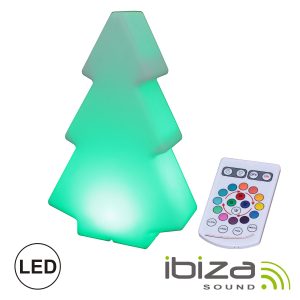 Árvore De Natal Iluminada C/ LED RGB Comando IP65 IBIZA - (LED-TREE-B)