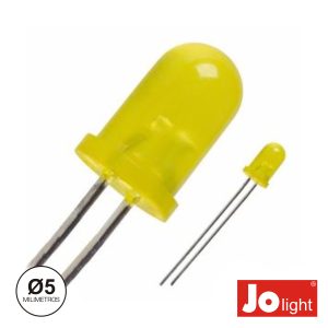 Led 5MM Amarelo Difuso Iintermitente JOLIGHT - (LL0540Y-D)