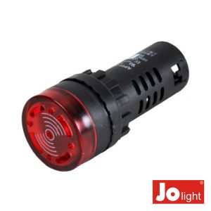 Luz Piloto Redondo De Painel 29mm 230V C/ Besouro Vermelho - (LL9060-1)