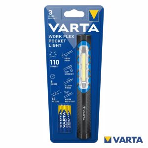 Lanterna de Trabalho LED COB 110lm VARTA - (LLV-WORKPOCKET)