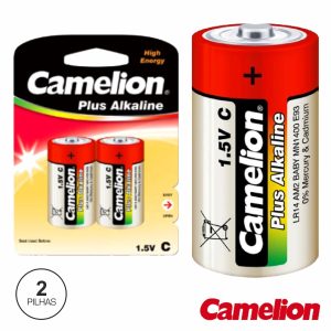 Pilha Alcalina LR14/C 1.5v 2x Blister CAMELION - (LR14-BP2)