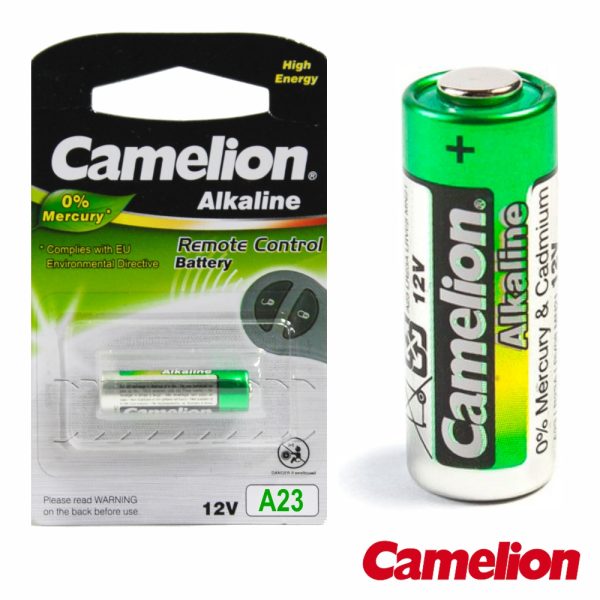 Pilha Alcalina A23/LR23a 12V Blister CAMELION - (LRA23-BP1)