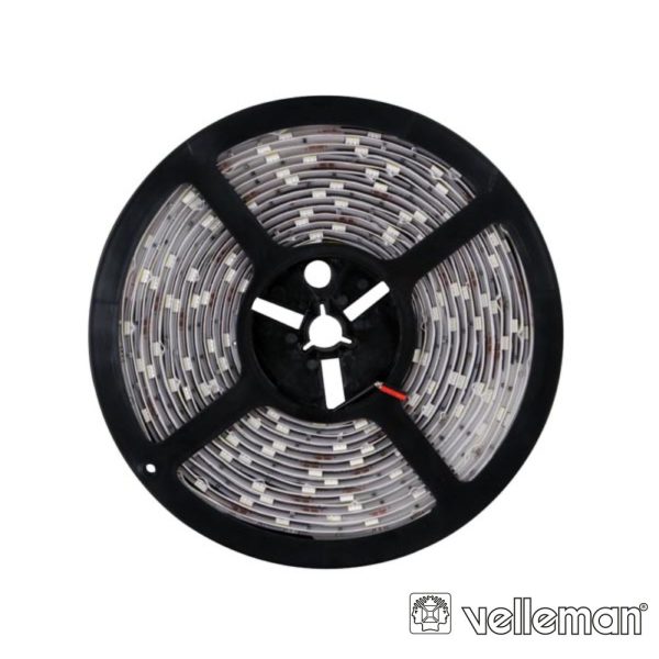 Fita LED Flexível Branco Quente 300 LED´S 5M 12V VELLEMAN - (LS12M130WW1)