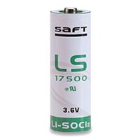 Pilha Lítio A/R23 LS17500 3.6V 3600mA SAFT - (LS17500)