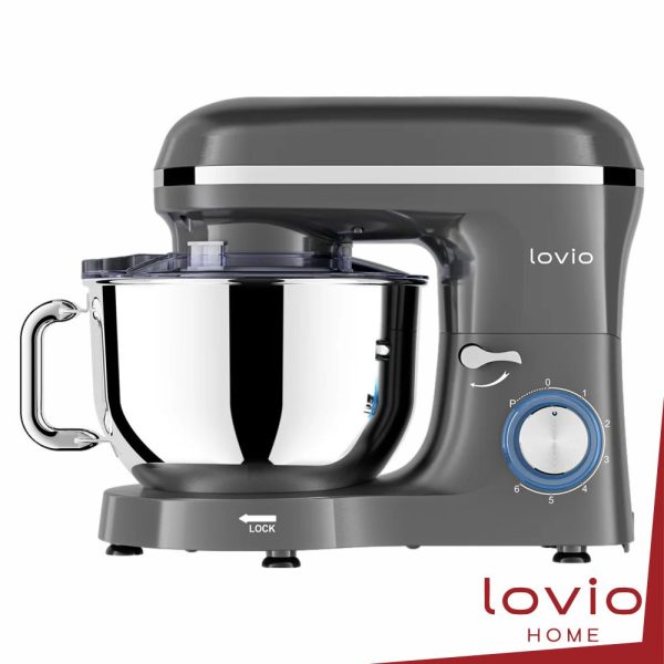 Robô de Cozinha 1900W C/ Taça Inox 6.2L Cinzento LOVIO - (LVSTM01GY)