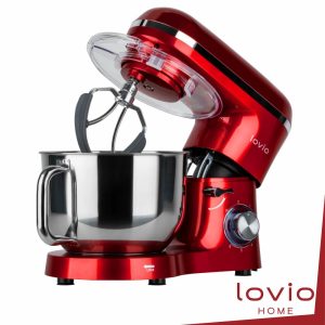 Robô de Cozinha 1900W C/ Taça Inox 6.2L Vermelho LOVIO - (LVSTM01RD)