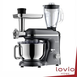 Robô de Cozinha Multifunções 1900W C/ Acessórios LOVIO - (LVSTM02PGY)