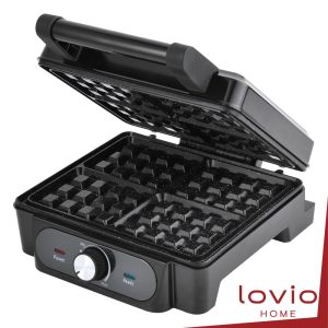 Máquina de Waffle Elétrica 1400W LOVIO - (LVWF001BK)