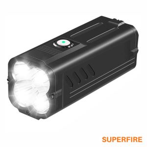 Lanterna 4x28W 8000lm IP44 SUPERFIRE - (M12)