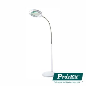 Candeeiro C/ Lupa Secretária 3 Dioptrias 42 LEDS PROSKIT - (MA-1008F)