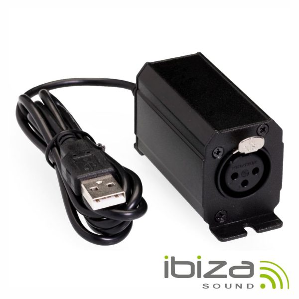 Controlador DMX 128 Canais C/ Software Interface USB IBIZA - (MAKI-DMX)