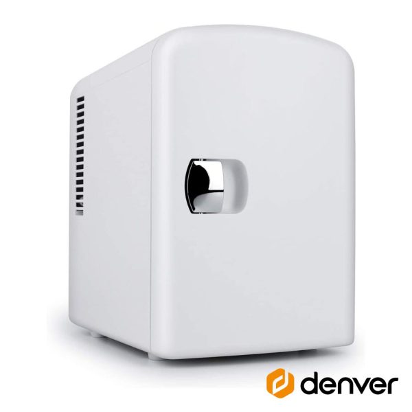 Mini Frigorífico 4L C/ Função Quente E Frio Branco DENVER - (MFR-400WHITE)