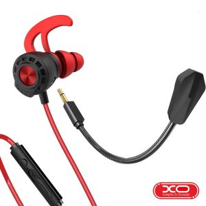 Auscultadores Gaming Hifi C/ Fios Preto/Vermelho XO - (MKF04)