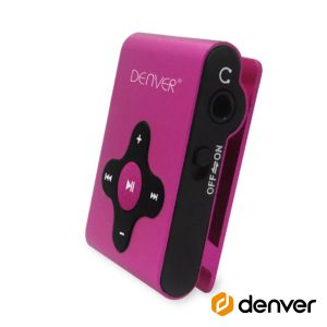 Leitor Mp3 4GB C/ Auscultadores Rosa DENVER - (MPS-409PINKMK2)