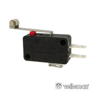 Comutador MicrosWitch 12a Patilha Grande C/ Rodizio VELLEMAN - (MS12-R)