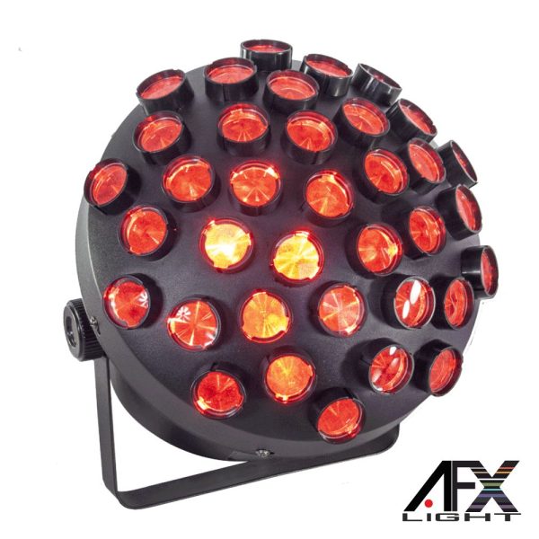 Projetor Luz C/ 27 LEDS RGB 1.5W Multi-Line DMX AFXLIGHT - (MUSHROOM-2.0)