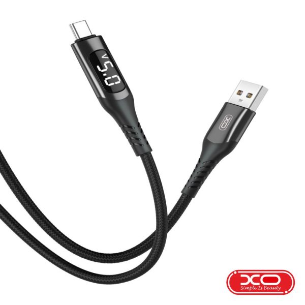 Cabo USB-A 2.0 Macho / USB-C 2.4A 1m Preto XO - (NB162-USBC)