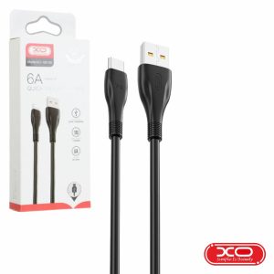 Cabo USB-A Macho / USB-C Macho 1m Preto XO - (NB185-USBC-BK)