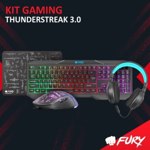 Kit Gaming 4 em 1 THUNDERSTREAK 3.0 FURY - (NFU-1693)