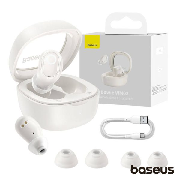 Auriculares Earbuds TWS Bluetooth 5.3 Bowie WM02 BASEUS - (NGTW180002)