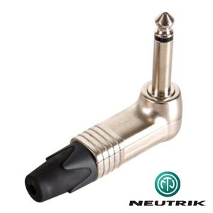 Ficha Jack 6.35mm Macho 2p 90º Niquelada Mn Neutrik - (NP2RCS)