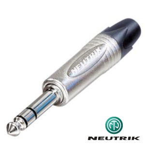 Ficha Jack 6.35mm Macho Niquelada St Neutrik - (NP3X)