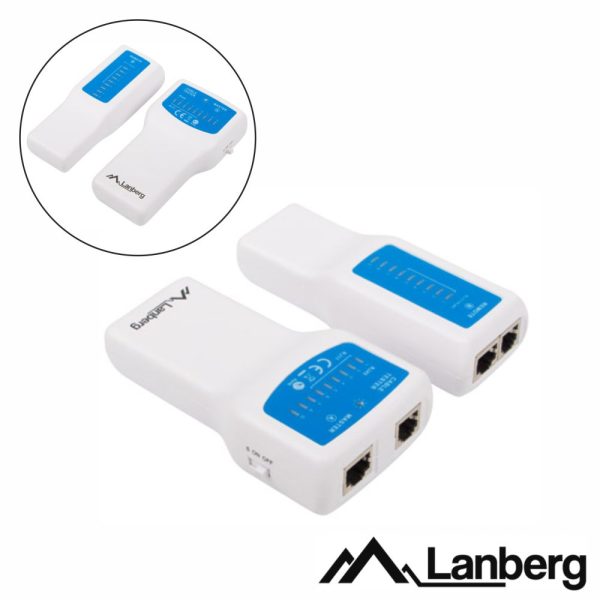 Testador de Cabos Rede RJ45/RJ11 LANBERG - (NT-0402)