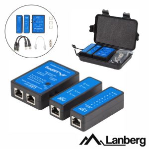 Testador de Cabos Rede RJ45 LANBERG - (NT-0404)