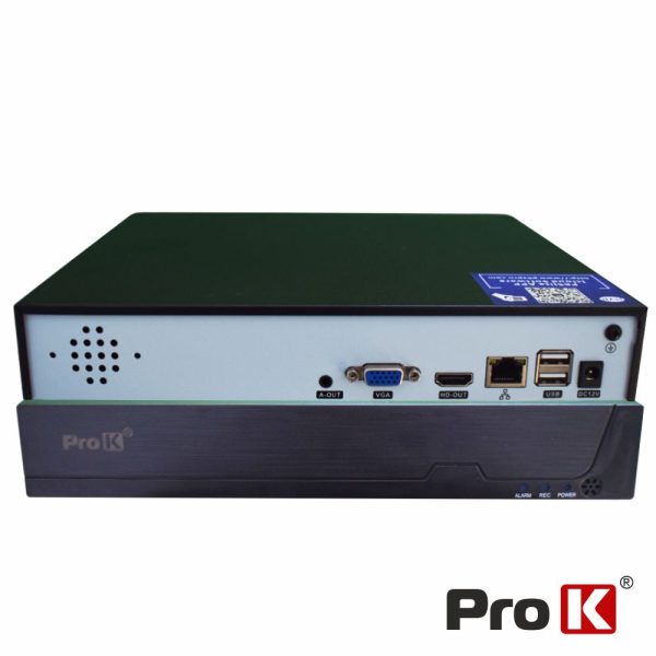 Vídeo-Gravador Digital 16 Canais H264 Ethernet PROK - (NVR16BK)